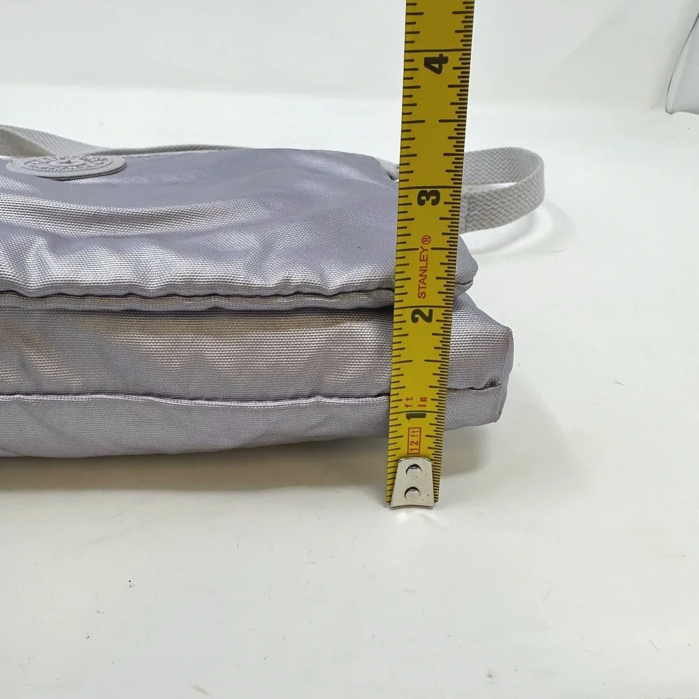 Kipling Mikaela Crossbody Icy Metallic Lilac‎
